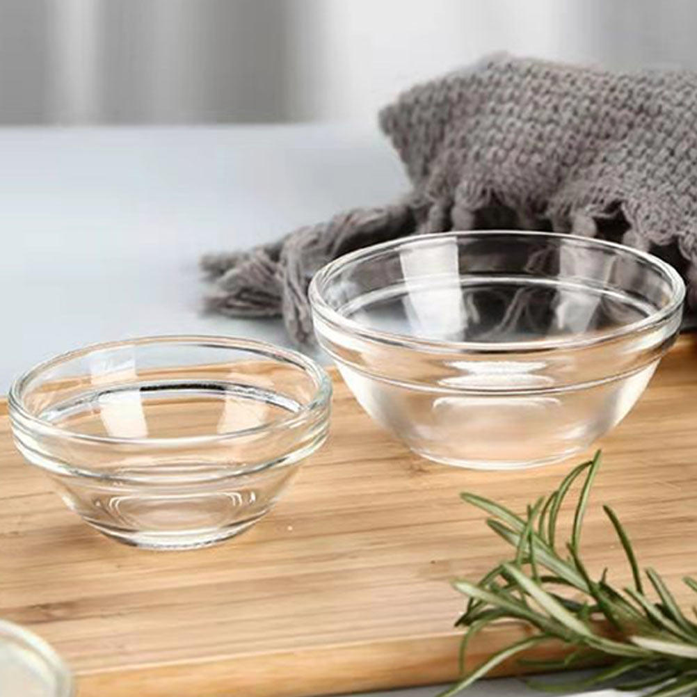 Kitchen Glass Baking Set - ชุดชามแก้วใส่พุดดิ้ง 4 ชิ้น ภาชนะใส่ของหวาน เจลลี่ แม่พิมพ์อบขนมคุณภาพพรีเมียม