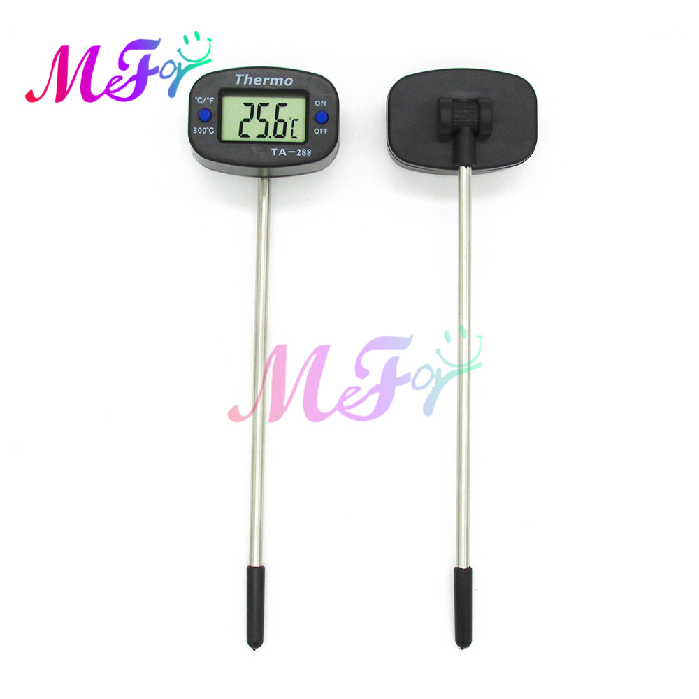 Kitchen Baking Utensil - เครื่องวัดอุณหภูมิอาหารดิจิตอลอิเล็กทรอนิกส์ Probe พร้อมจอแสดงผล LCD สําหรับห้องครัวเบเกอรี่ Cooking