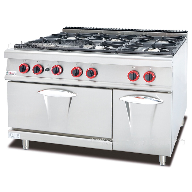 Kitchen Baking Area - เตาแก๊สเชิงพาณิชย์ Jie Guan GH-797A แบบตั้งพื้น หัวเตา
