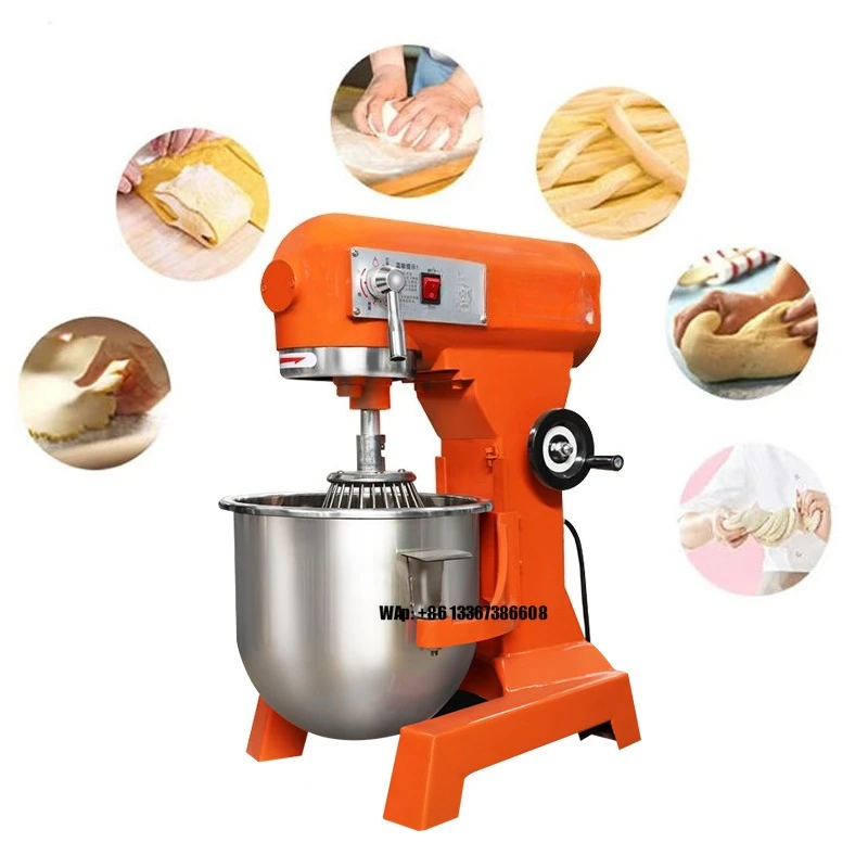 Kitchen Baking Area - เครื่องผสมแป้งขนมปังนมเค้กขนาด 30 ลิตร เครื่องผสมอาหารไฟฟ้าในครัว หุ่นยนต์ทำขนม เครื่องตีแป้ง