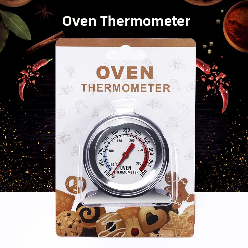 Kitchen Baking Utensil - เครื่องวัดอุณหภูมิเตาอบแบบเข็ม วัดอุณหภูมิได้โดยตรงในเตาอบ อุปกรณ์ทำขนม อุปกรณ์วัดองศาเซลเซียส อุปกรณ์ทำอาหารในครัว