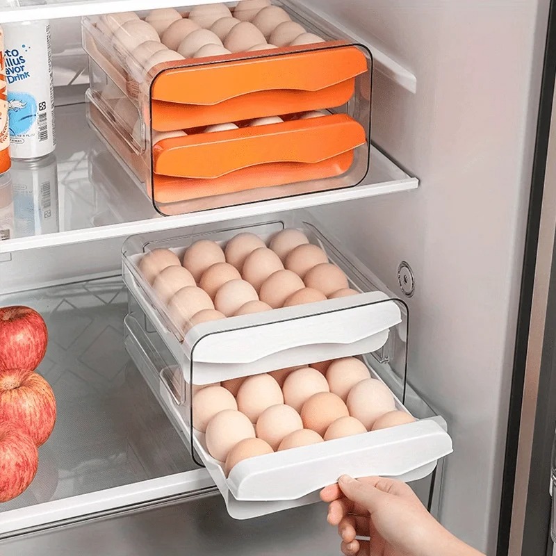 กล่องเก็บไข่ในครัว 1 ชิ้น สำหร - Kitchen Baking Tray Storage บทวิจารณ์และราคา