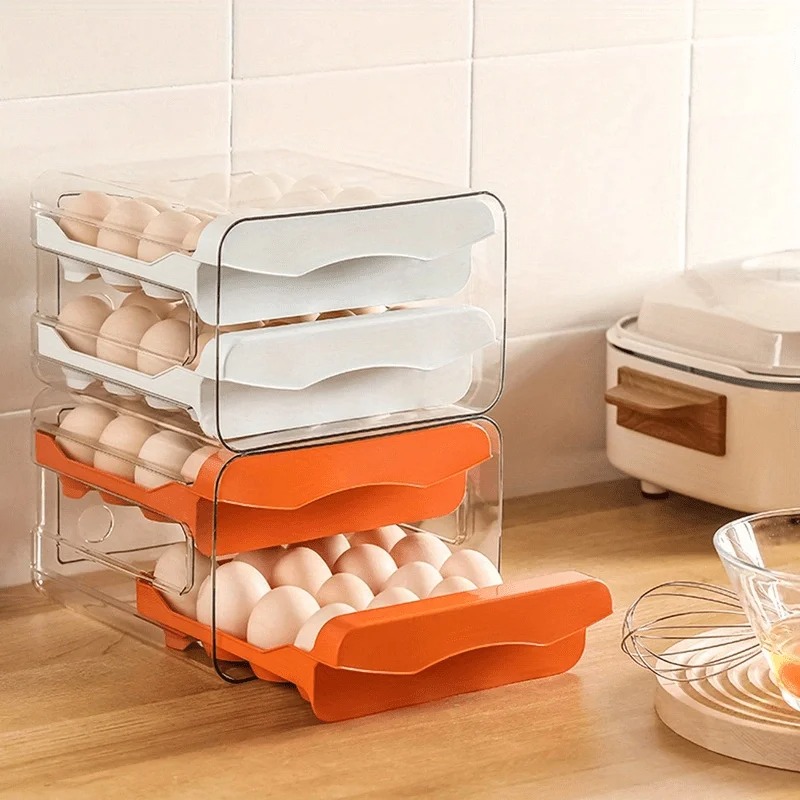 กล่องเก็บไข่ในครัว 1 ชิ้น สำหร - Kitchen Baking Tray Storage บทวิจารณ์และราคา
