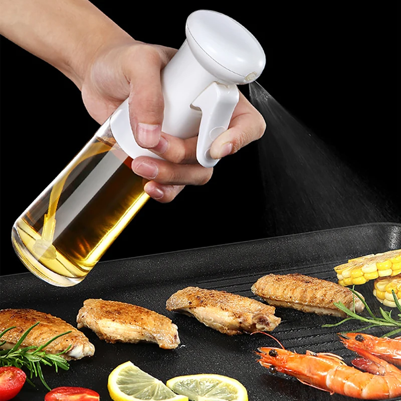 200ml แก้วน้ํามันมะกอก Sprayer - Kitchen Glass Baking Set บทวิจารณ์และราคา