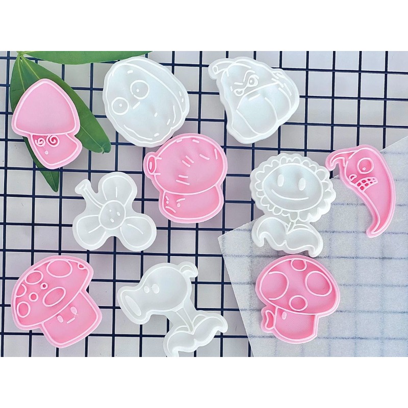 แม่พิมพ์บิสกิตการ์ตูน Plants V - Kitchen Baking Area บทวิจารณ์และราคา