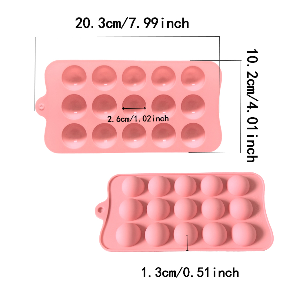 แม่พิมพ์ซิลิโคนช็อคโกแลตครึ่งว - Kitchen Baking Cookies บทวิจารณ์และราคา