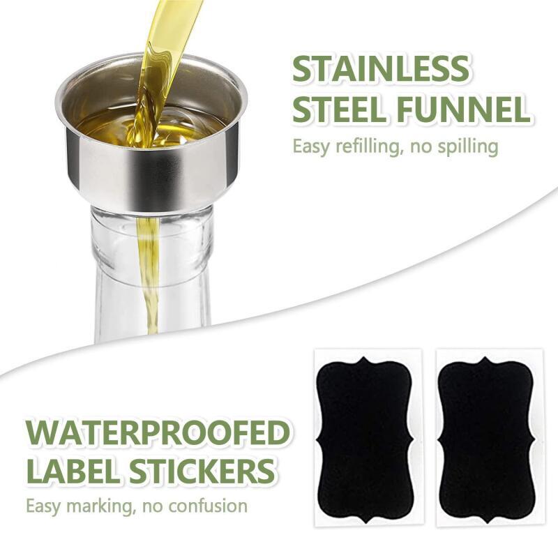 ขวดแก้วใสสำหรับน้ำมันและน้ำส้ม - Kitchen Glass Baking Set บทวิจารณ์และราคา