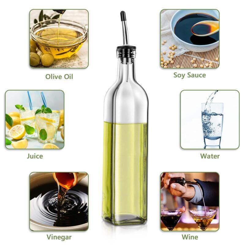 ขวดแก้วใสสำหรับน้ำมันและน้ำส้ม - Kitchen Glass Baking Set บทวิจารณ์และราคา