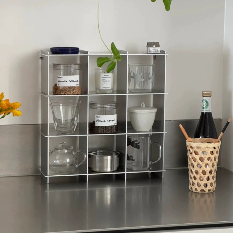 ชั้นวางแก้วอะลูมิเนียมอัลลอยด์ - Kitchen Zo บทวิจารณ์และราคา