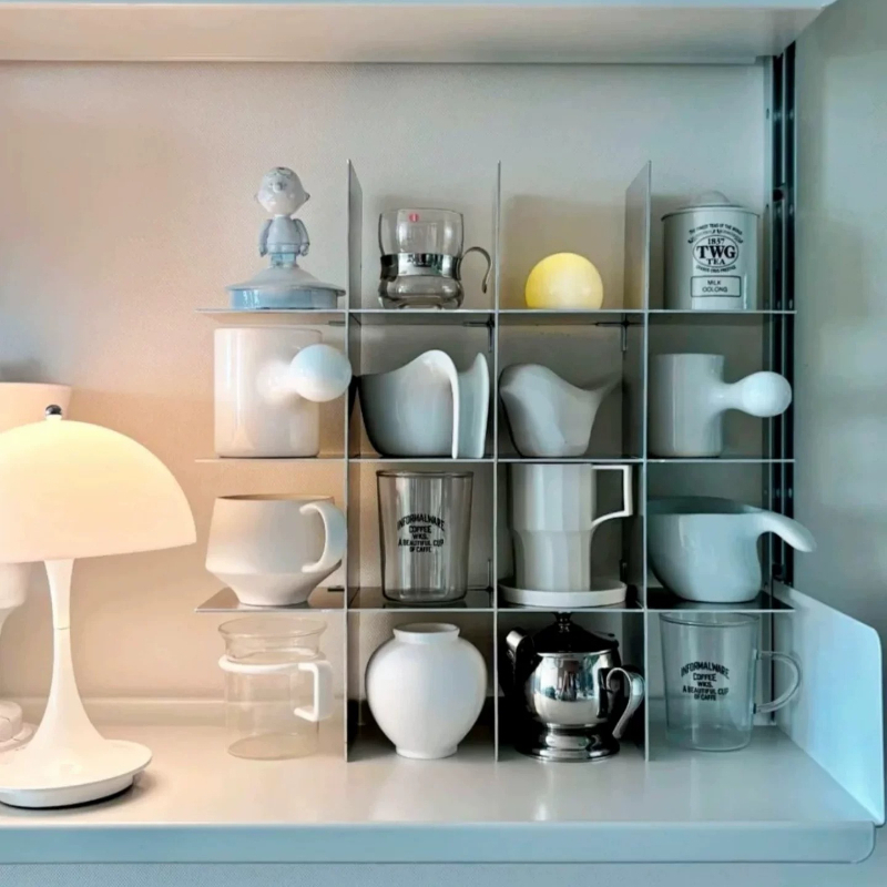 ชั้นวางแก้วอะลูมิเนียมอัลลอยด์ - Kitchen Zo บทวิจารณ์และราคา