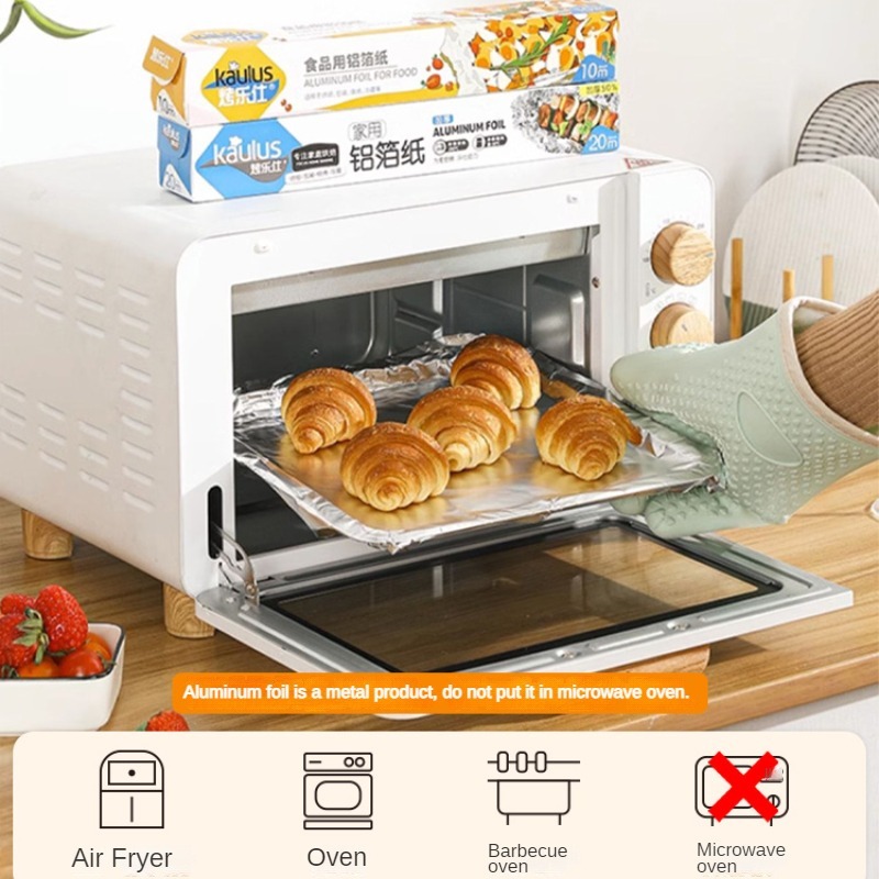 Zackoo 10/20/40M อลูมิเนียมฟอย - Kitchen Paper For Baking บทวิจารณ์และราคา
