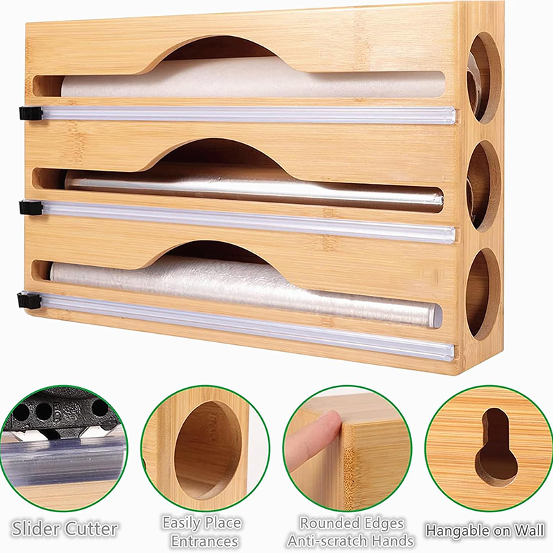 กล่องตัดฟิล์มถนอมอาหารแบบ 3 in - Kitchen Baking Tray Storage บทวิจารณ์และราคา