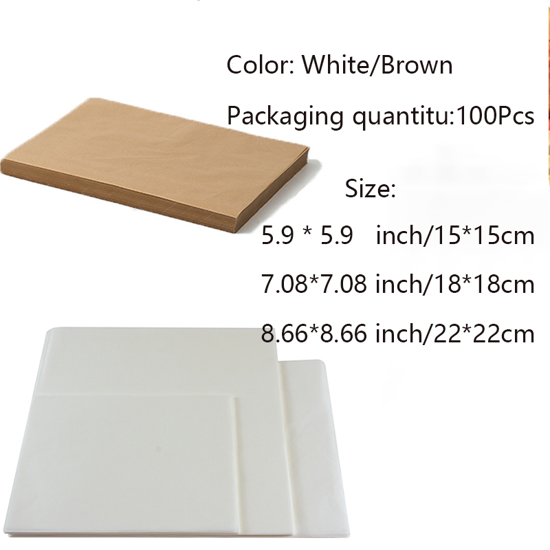 100 ชิ้นเบเกอรี่เครื่องมือกระด - Kitchen Paper For Baking บทวิจารณ์และราคา