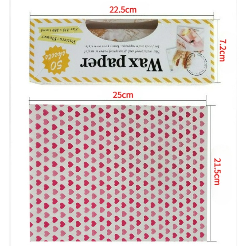 กระดาษกันน้ำมันสำหรับอาหาร 50  - Kitchen Paper For Baking บทวิจารณ์และราคา