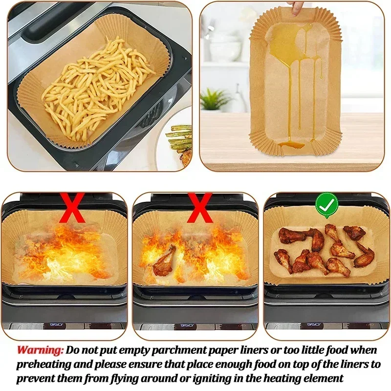 กระดาษรองอบสำหรับหม้อทอดไร้น้ำ - Kitchen Paper For Baking บทวิจารณ์และราคา
