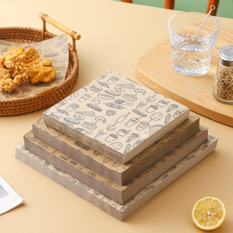 กระดาษห่ออาหารกันน้ำมัน 100 ชิ - Kitchen Paper For Baking บทวิจารณ์และราคา