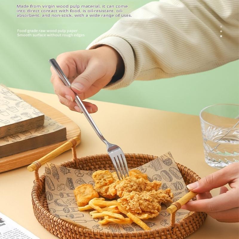 กระดาษห่ออาหารกันน้ำมัน 100 ชิ - Kitchen Paper For Baking บทวิจารณ์และราคา