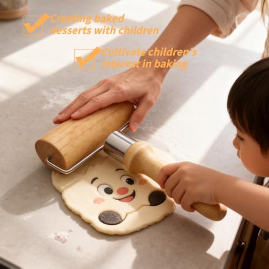 ไม้คลึงแป้งคุณภาพสูงสำหรับพิซซ - Kitchen Baking Must Haves บทวิจารณ์และราคา