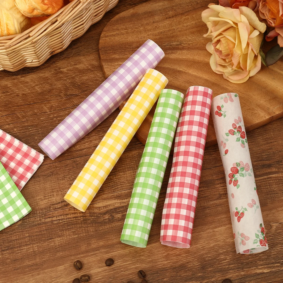 50 ชิ้น Oilproof กระดาษห่อสําห - Kitchen Paper For Baking บทวิจารณ์และราคา
