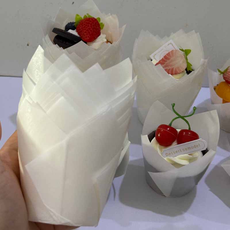 ถ้วยกระดาษเค้กทิวลิป 50 ชิ้น/1 - Kitchen Paper For Baking บทวิจารณ์และราคา