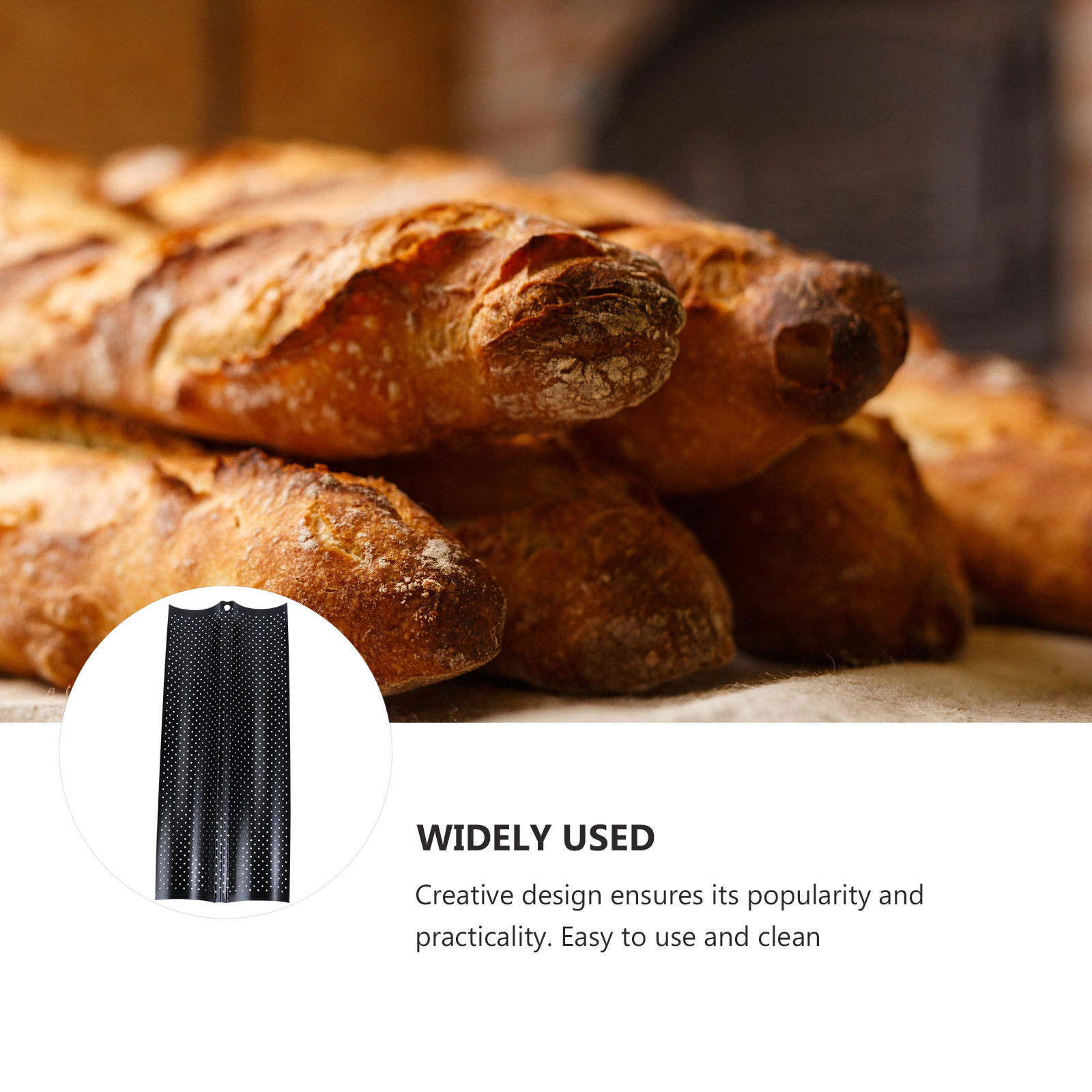 แม่พิมพ์อบขนมปังฝรั่งเศสแบบ 2  - Kitchen Baking Tray บทวิจารณ์และราคา