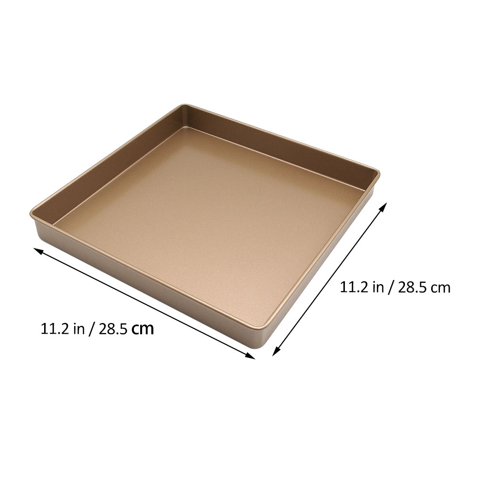 ถาดอบพิซซ่าทรงสี่เหลี่ยม เคลือ - Kitchen Baking Tray บทวิจารณ์และราคา