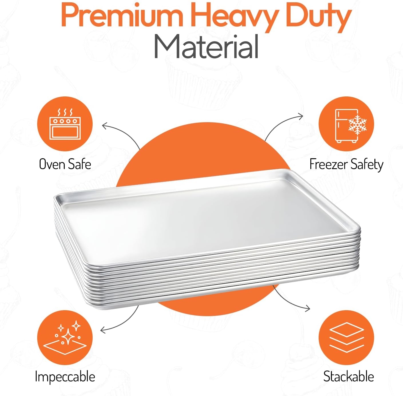 ชุดถาดอบขนมอลูมิเนียมขนาดใหญ่ส - Kitchen Baking Tray บทวิจารณ์และราคา