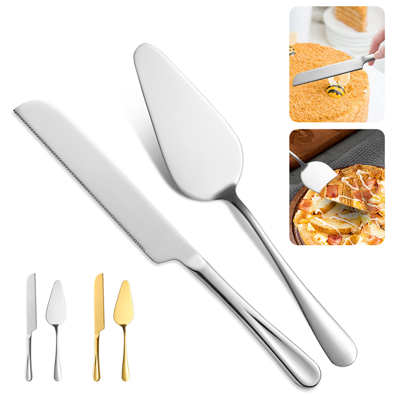ชุดมีดตัดเค้กสแตนเลสอเนกประสงค - Kitchen Baking Utensil บทวิจารณ์และราคา