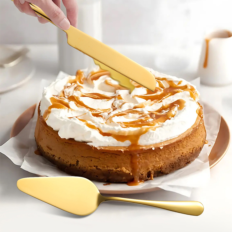 ชุดมีดตัดเค้กสแตนเลสอเนกประสงค - Kitchen Baking Utensil บทวิจารณ์และราคา