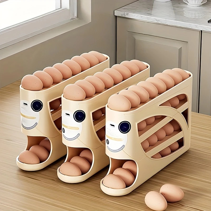 กล่องเก็บไข่แบบม้วนได้ 2-4 ชั้ - Kitchen Baking Tray Storage บทวิจารณ์และราคา
