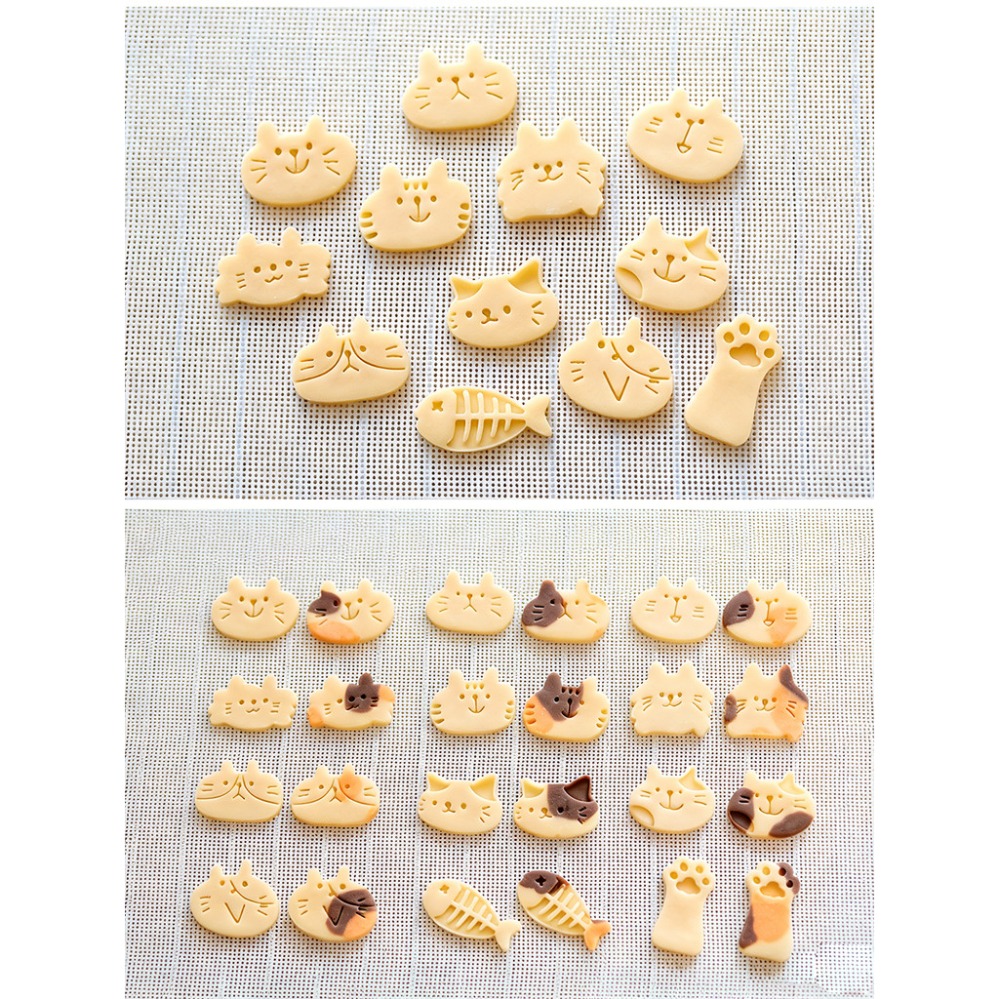 แม่พิมพ์คุกกี้รูปแมวน่ารัก DIY - Kitchen Baking Cookies บทวิจารณ์และราคา
