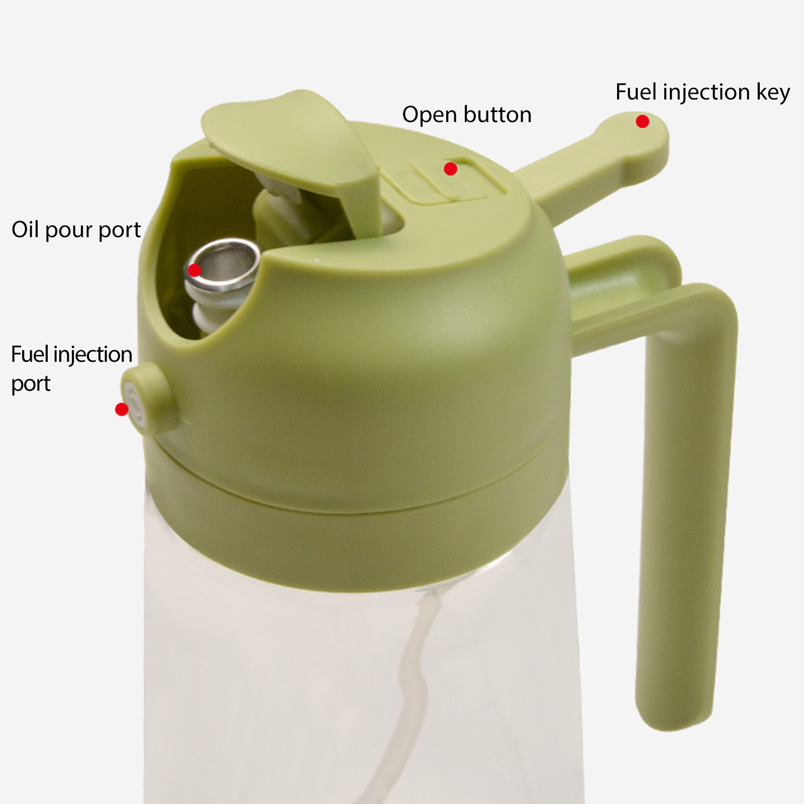 2-in-1 แก้วน้ํามัน Sprayer สํา - Kitchen Glass Baking Set บทวิจารณ์และราคา