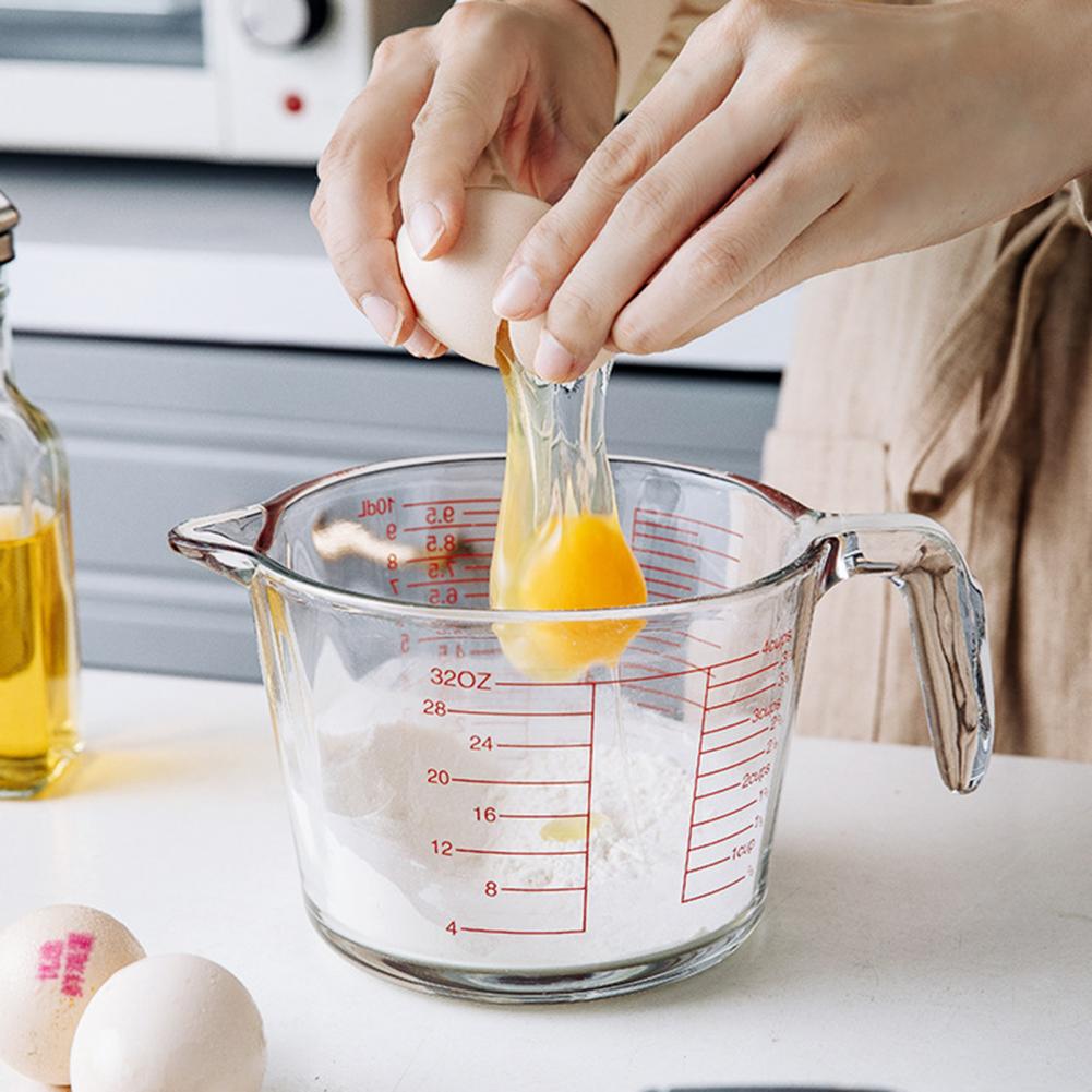 ถ้วยตวงของเหลว ถ้วยตวงแบบหนา 3 - Kitchen Glass Baking Set บทวิจารณ์และราคา