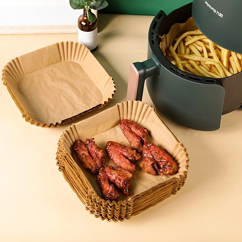 30/50 Pack Air Fryer กระดาษซิล - Kitchen Paper For Baking บทวิจารณ์และราคา