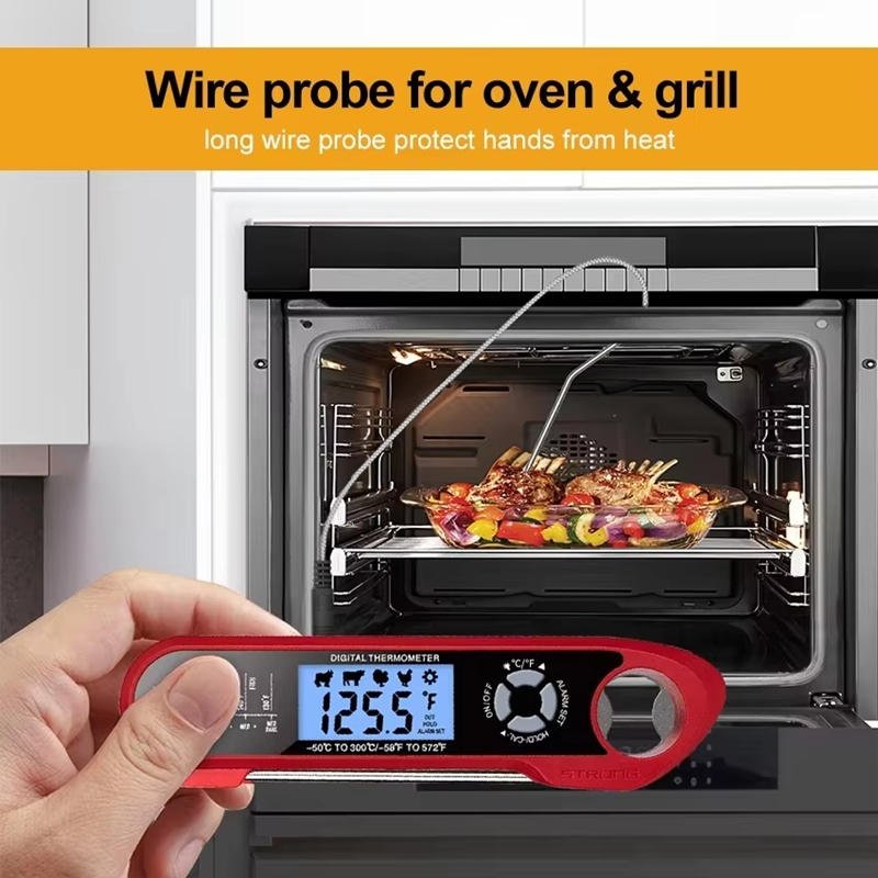 เครื่องวัดอุณหภูมิเนื้อแบบดิจิ - Kitchen Baking Utensil บทวิจารณ์และราคา