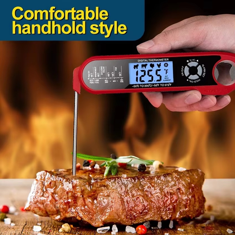 เครื่องวัดอุณหภูมิเนื้อแบบดิจิ - Kitchen Baking Utensil บทวิจารณ์และราคา