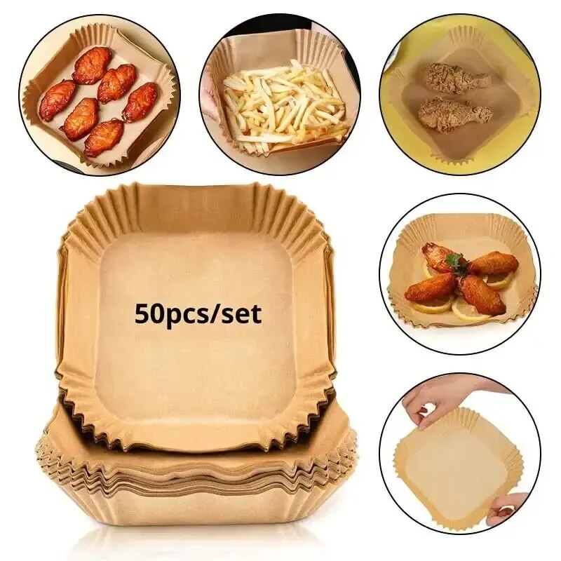 กระดาษรองอบสำหรับหม้อทอดไร้น้ำ - Kitchen Paper For Baking บทวิจารณ์และราคา