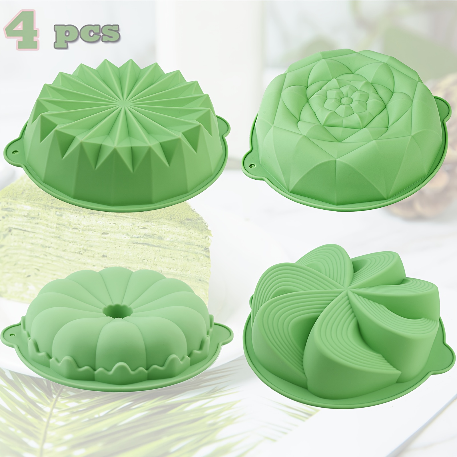 แม่พิมพ์เค้กซิลิโคนรูปดอกไม้ 4 - Kitchen Baking Must Haves บทวิจารณ์และราคา