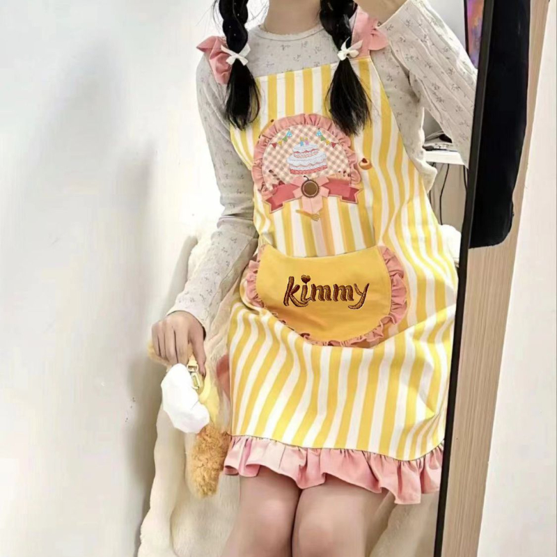 ผ้ากันเปื้อนลายน่ารัก1ชิ้นผ้าก - Kitchen Baking Must Haves บทวิจารณ์และราคา